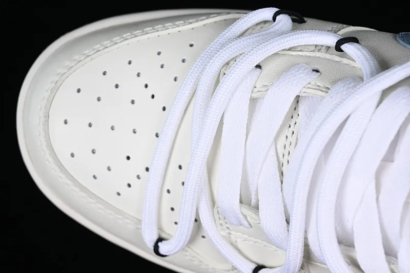 All categories Nk SB Dunk series Nk SB Dunk Low low-top sneakers Nk Dunk Low milk blue customized version of deconstructed strap casual sneakers DX5930-100